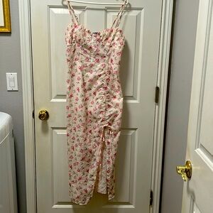 NWT Cider Floral Slit Long Dress Size Large